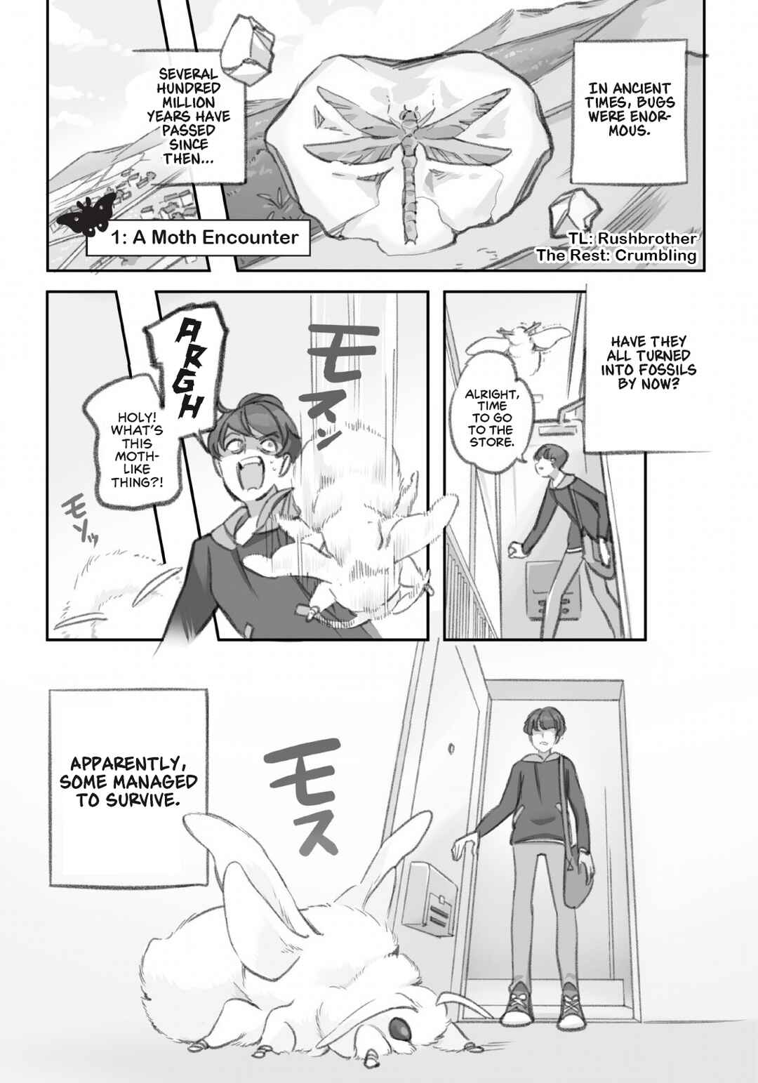 Page 1 Chapter 1 Moth no Iru Nichijou