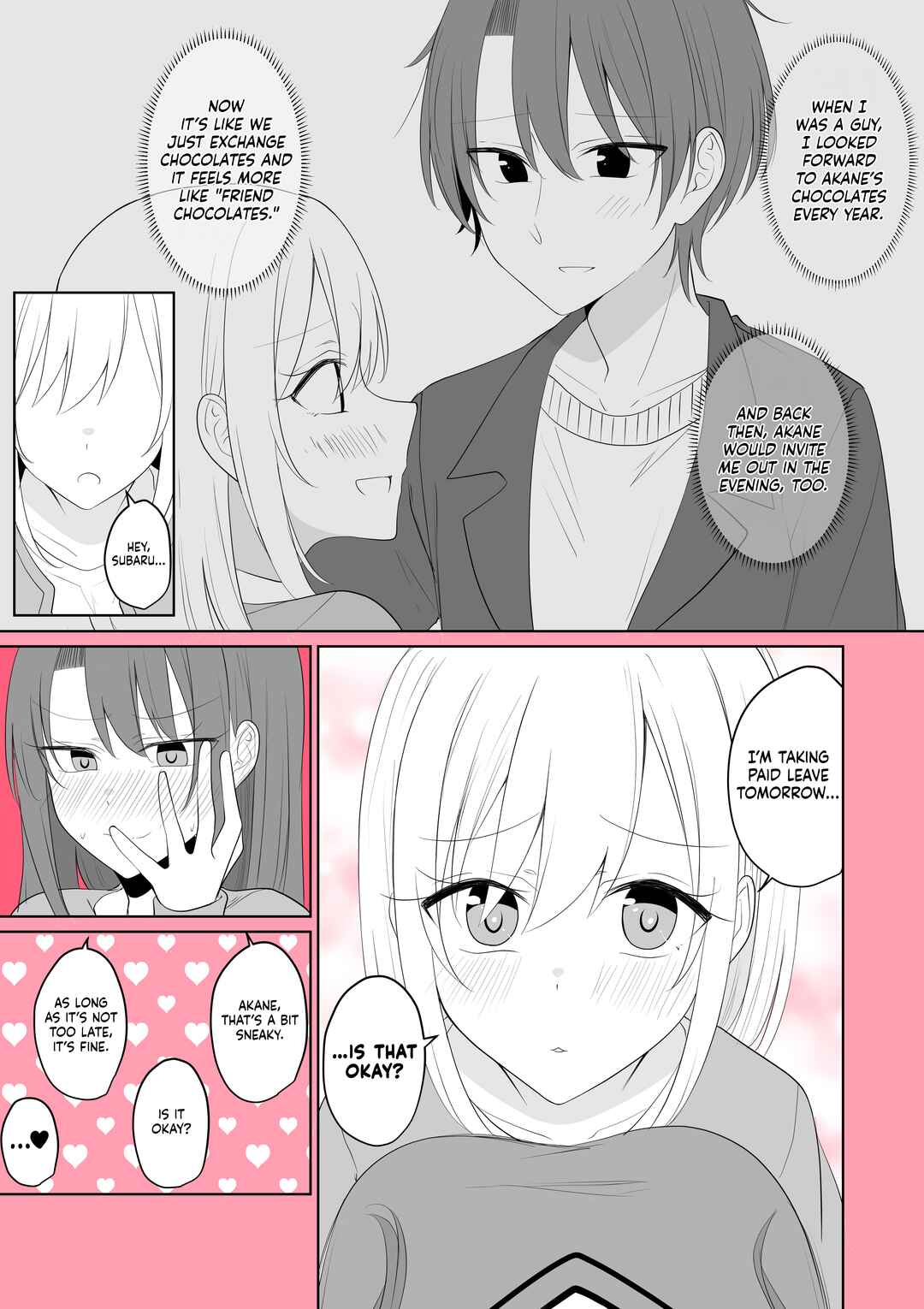 Page 2 Chapter 53 Daily Life of a Couple in Which the Boyfriend Became a Girl One Day