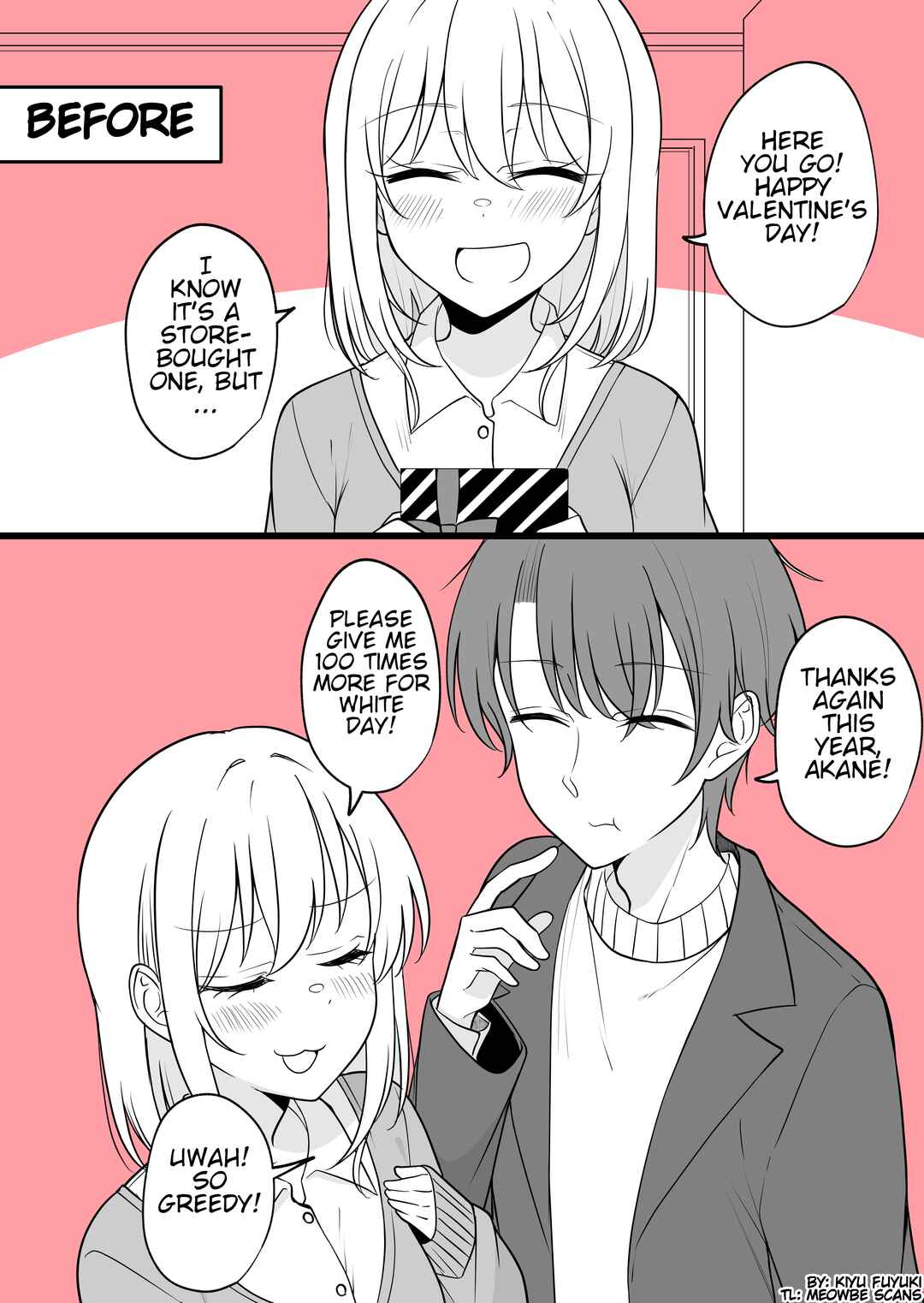 Page 1 Chapter 48 Daily Life of a Couple in Which the Boyfriend Became a Girl One Day