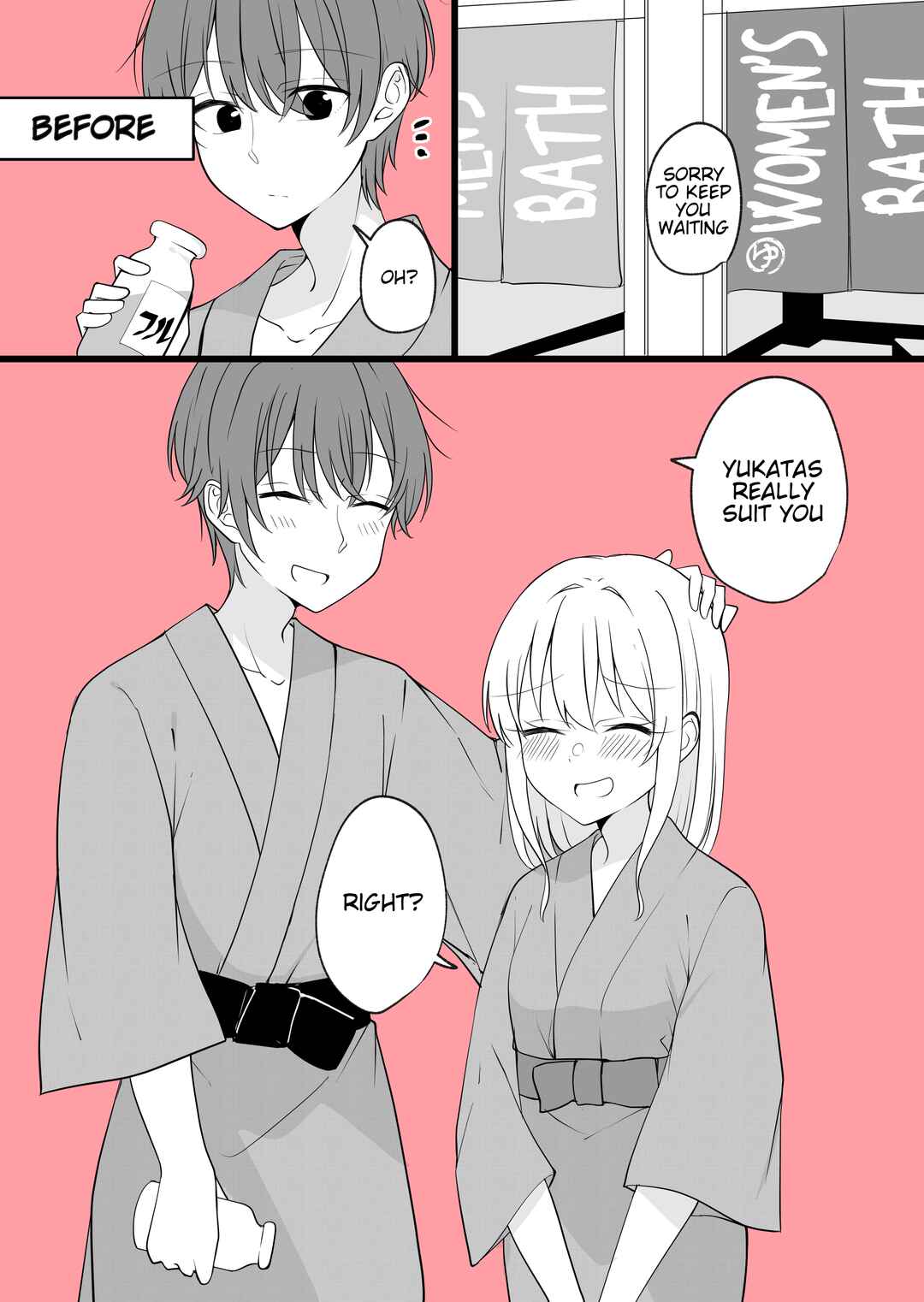 Page 1 Chapter 38 Daily Life of a Couple in Which the Boyfriend Became a Girl One Day
