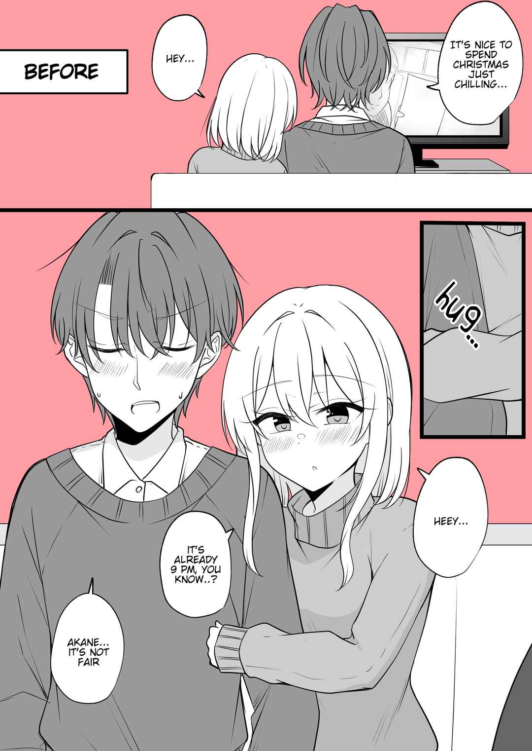 Page 1 Chapter 45 Daily Life of a Couple in Which the Boyfriend Became a Girl One Day