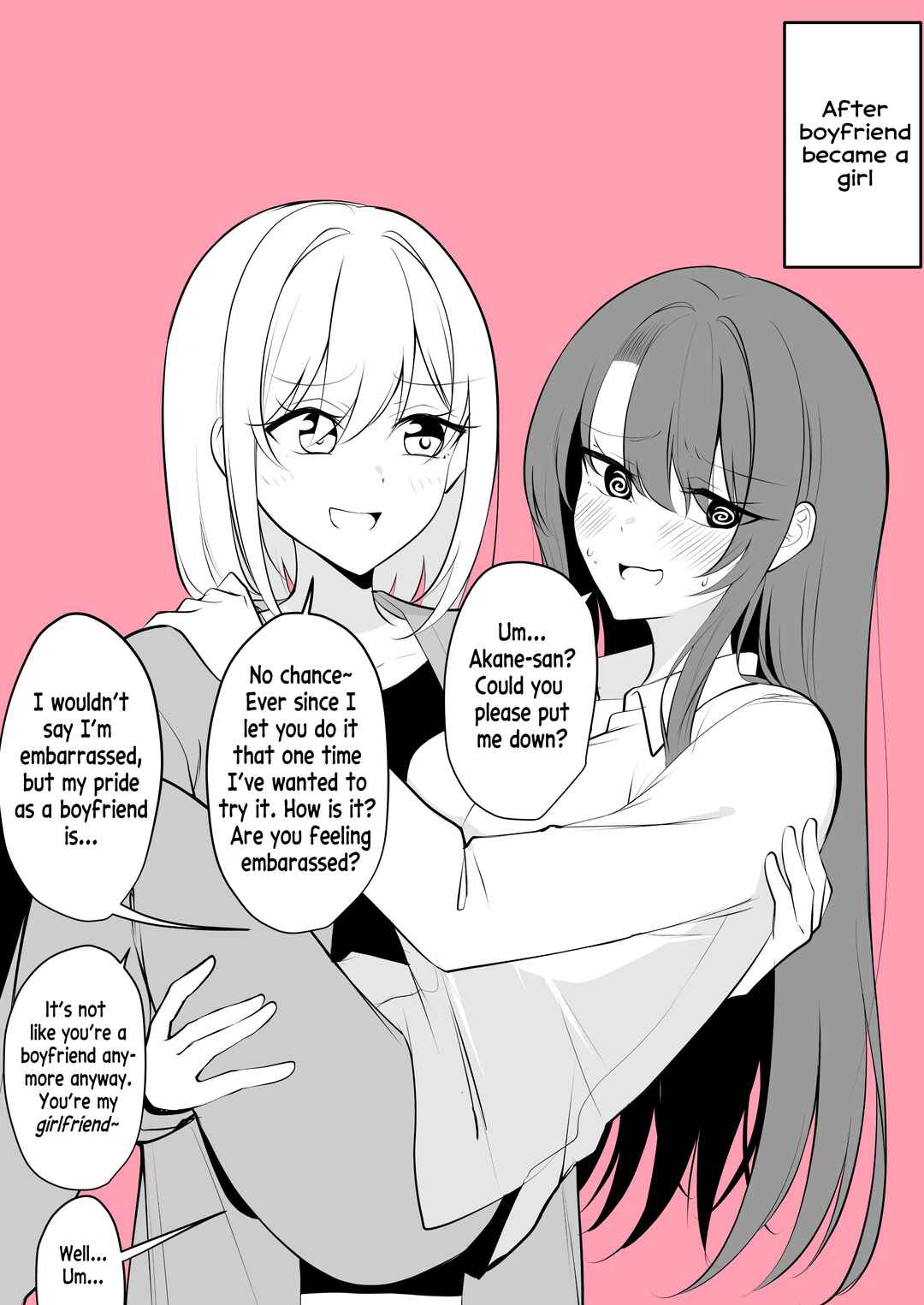 Page 2 Chapter 61 Daily Life of a Couple in Which the Boyfriend Became a Girl One Day