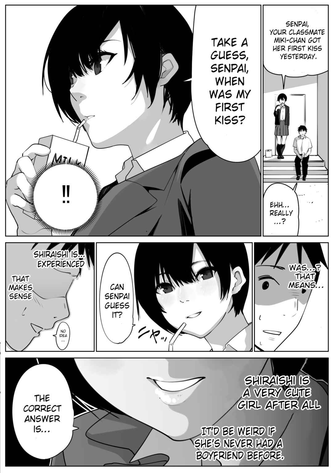 Page 1 Chapter Unknown_52bc My Kouhai Girlfriend Likes Toying With My Emotions
