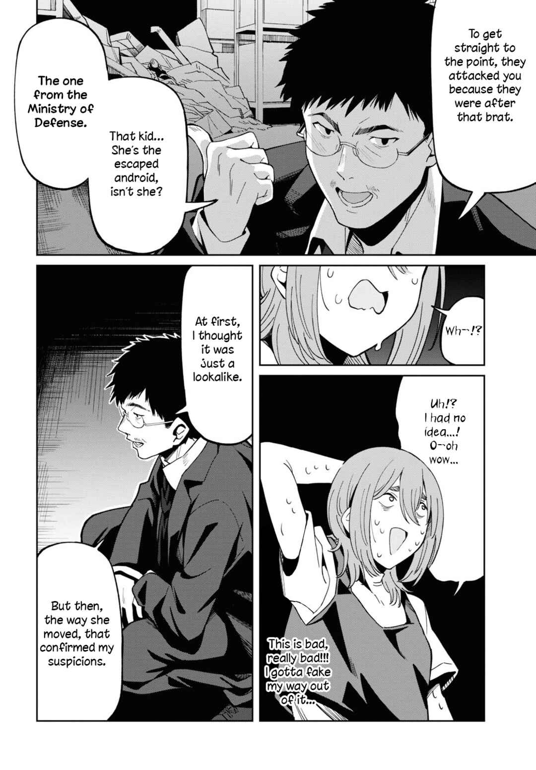 Page 4 Chapter 5 Android wa Jiraikei no Yume wo Miru