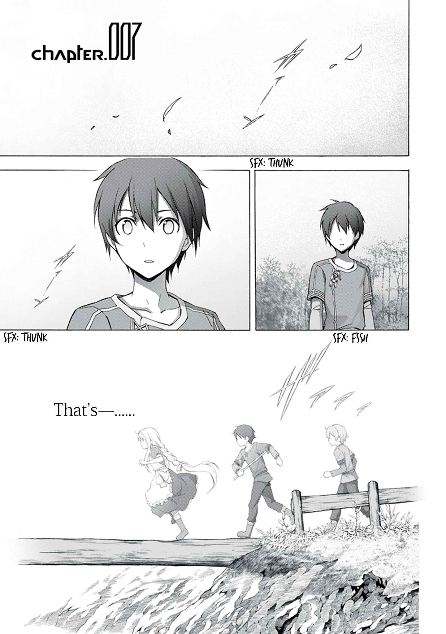 Page 1 Chapter 7 Sword Art Online: Project Alicization
