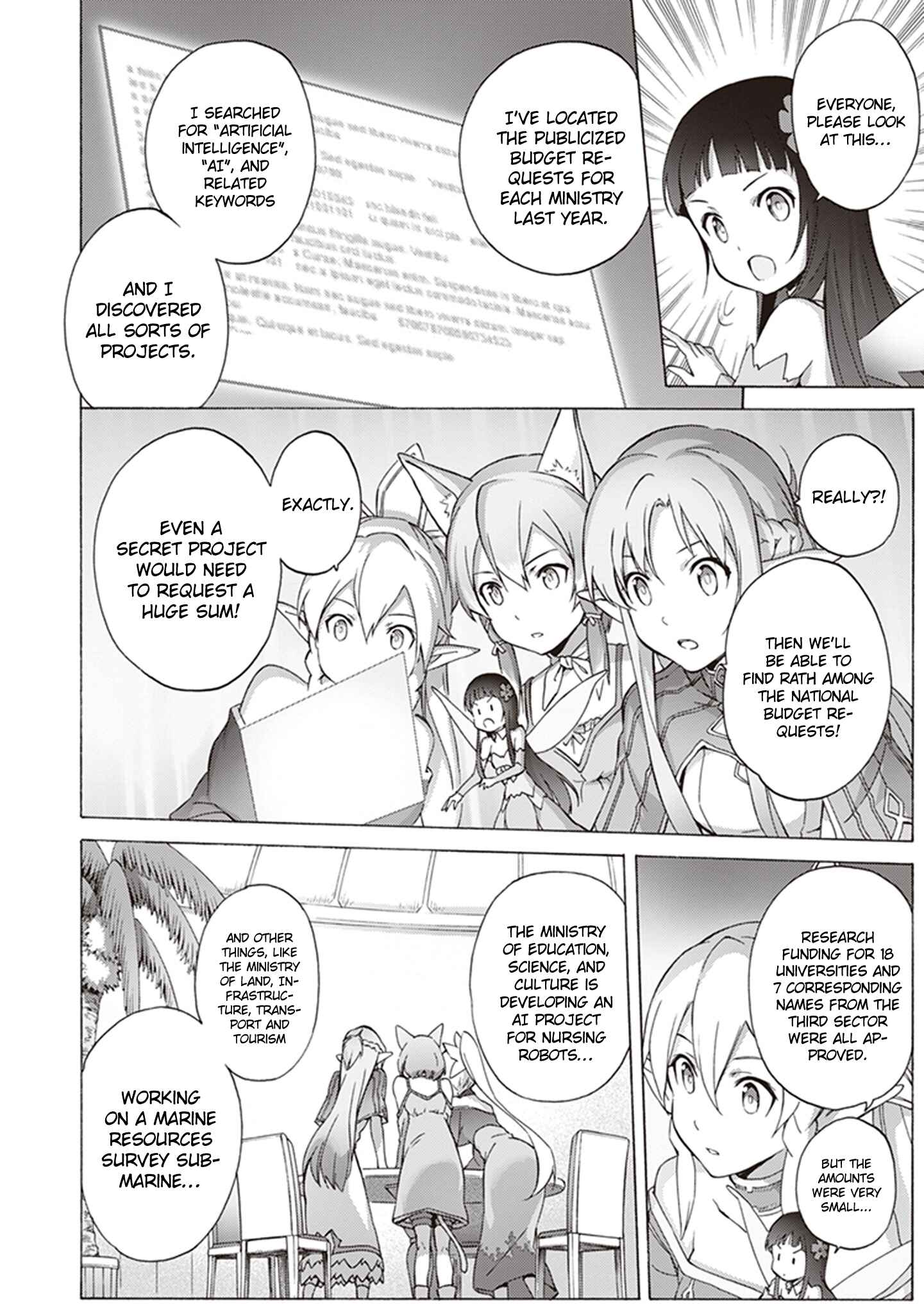 Page 22 Chapter 12 Sword Art Online: Project Alicization