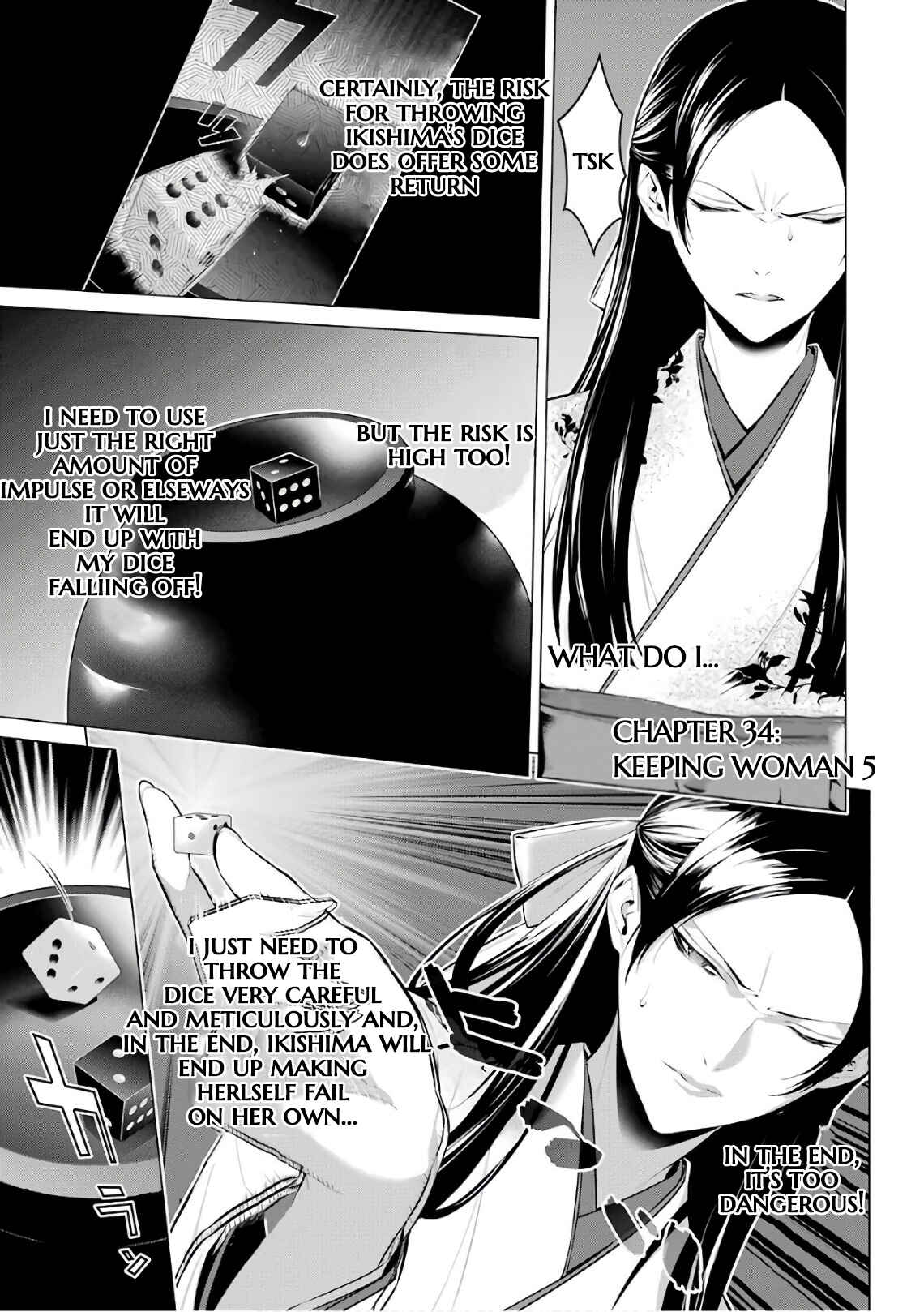 Page 1 Chapter 34 Kakegurui Midari