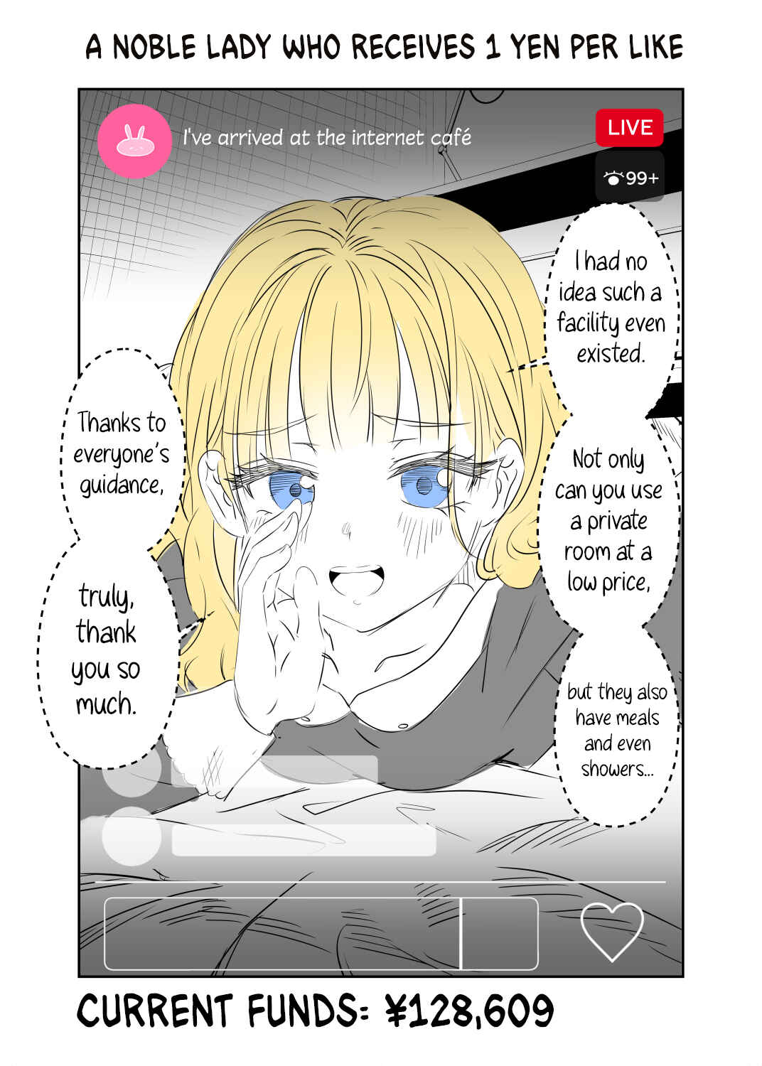 Page 1 Chapter 3 1-iine de 1-en Moraeru Ojou-sama (Reboot)