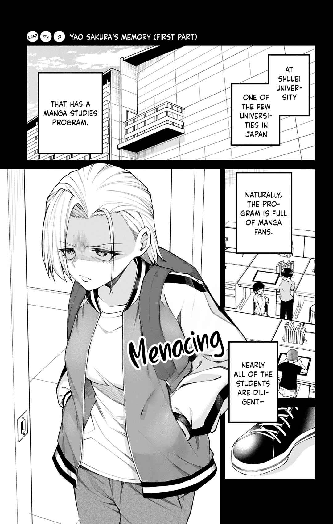 Page 1 Chapter 32 Akanabe-sensei wa Tereshirazu