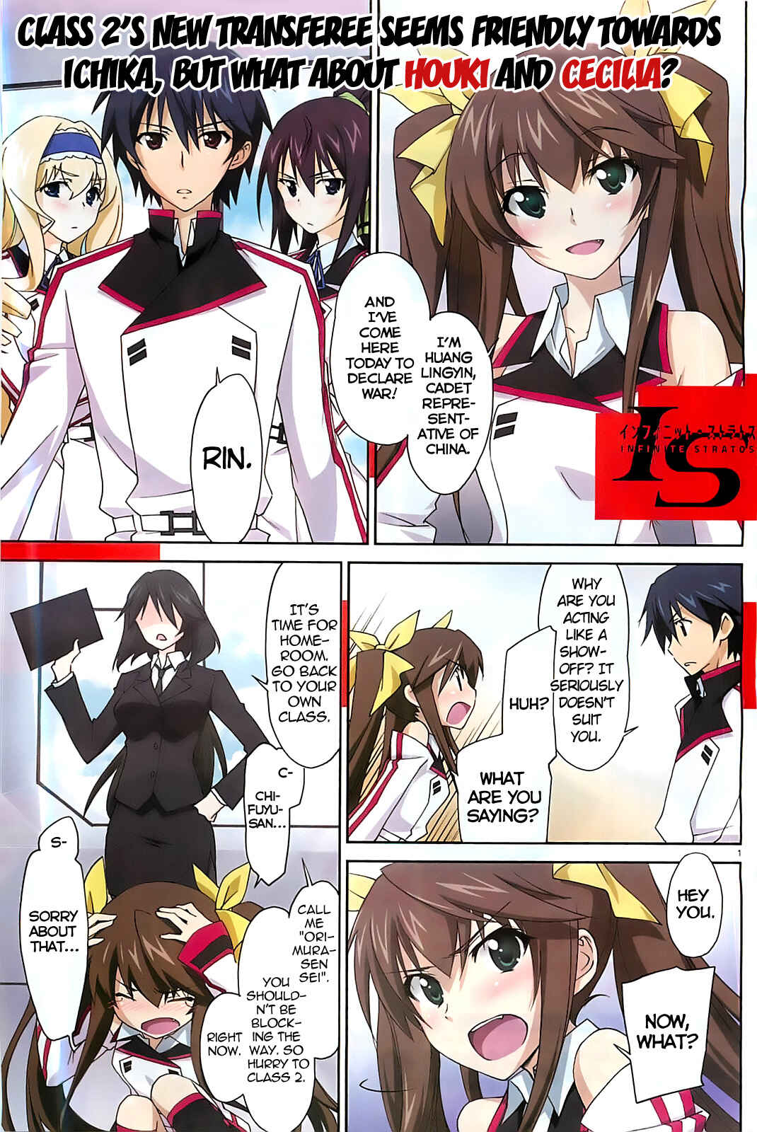 Page 1 Chapter 6 Infinite Stratos