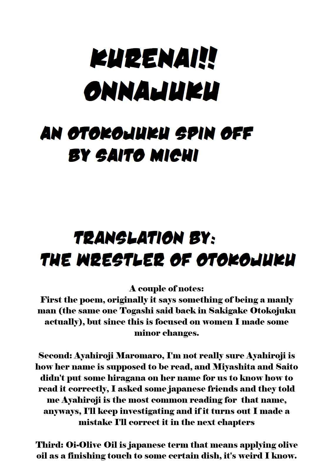 Page 26 Chapter 3 Otokujuku Gaiden: Kurenai!! Onnajuku