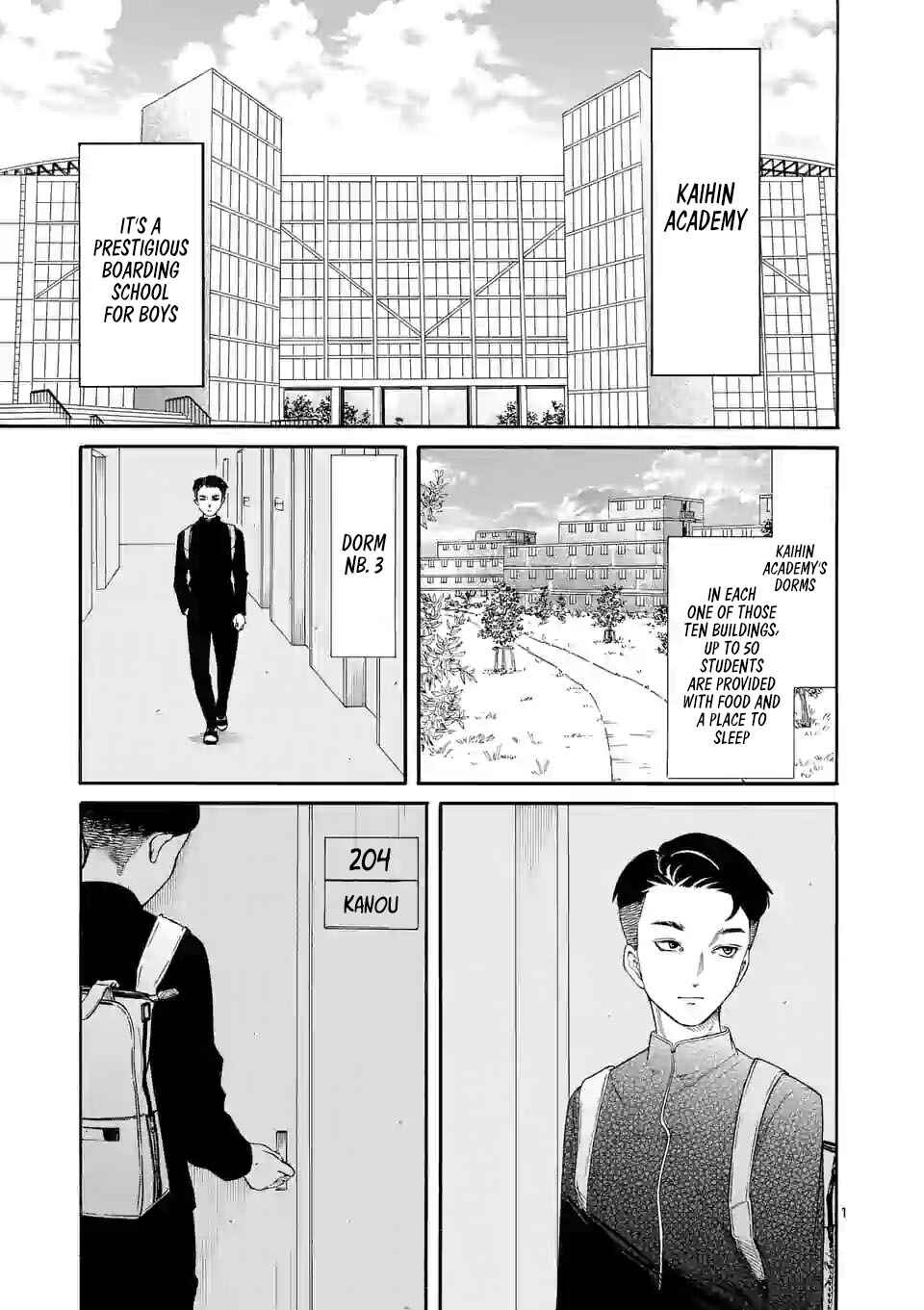 Page 1 Chapter 1 Kaihin Shuugakuin no Shiroiharu