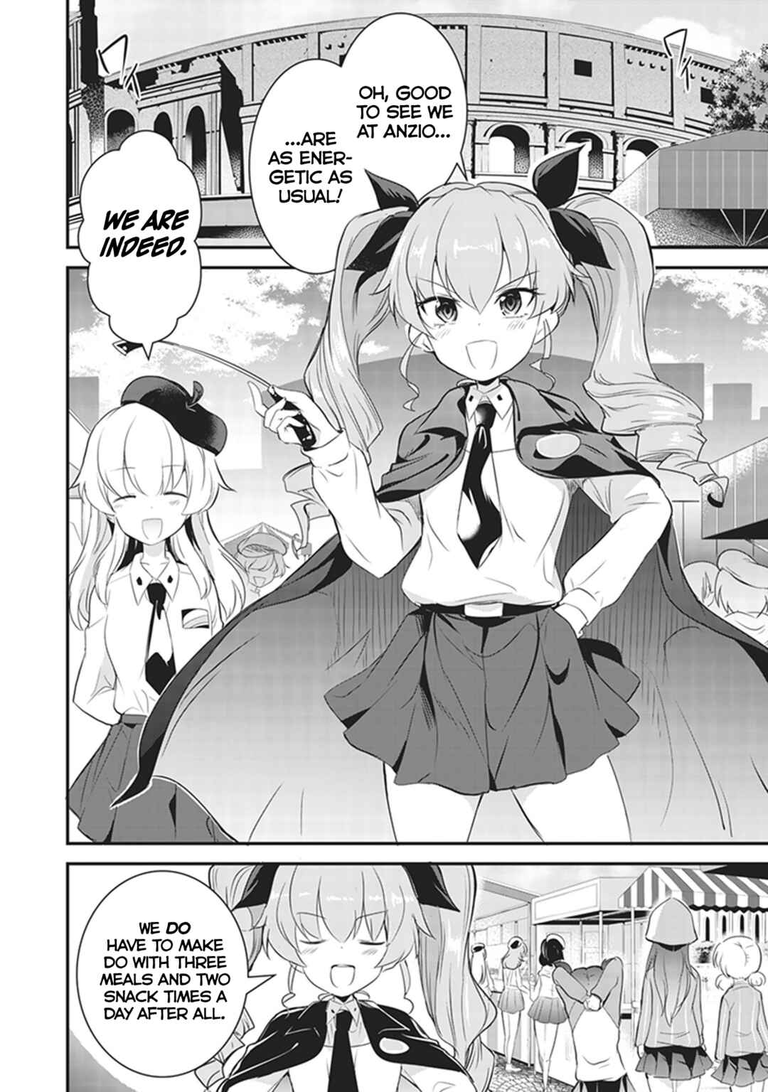 Page 2 Chapter 5 Girls und Panzer das Finale: Keizoku Koukou Harapeko Shokujidou