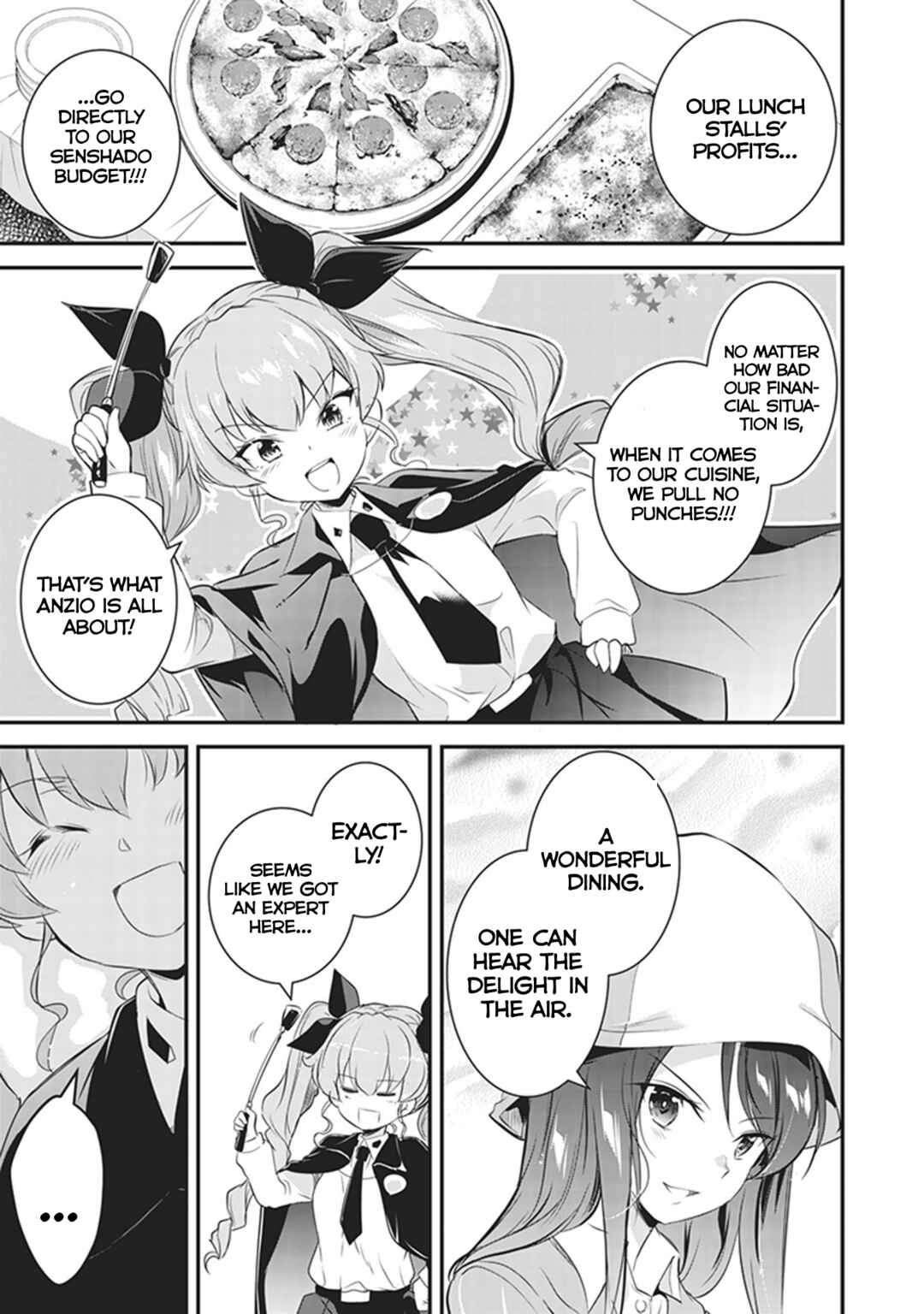 Page 3 Chapter 5 Girls und Panzer das Finale: Keizoku Koukou Harapeko Shokujidou