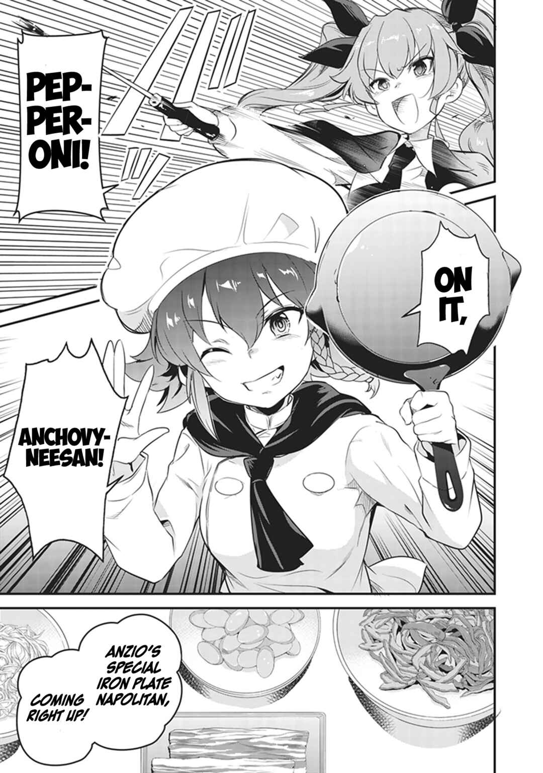 Page 9 Chapter 5 Girls und Panzer das Finale: Keizoku Koukou Harapeko Shokujidou