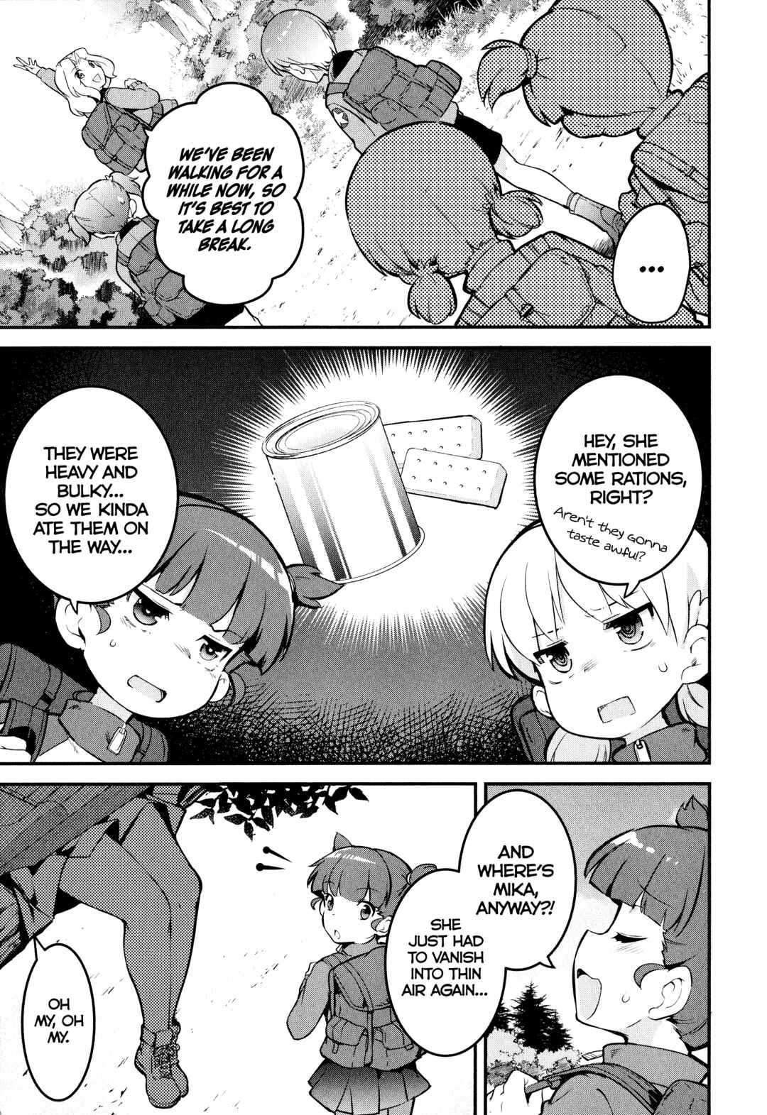 Page 15 Chapter 6 Girls und Panzer das Finale: Keizoku Koukou Harapeko Shokujidou