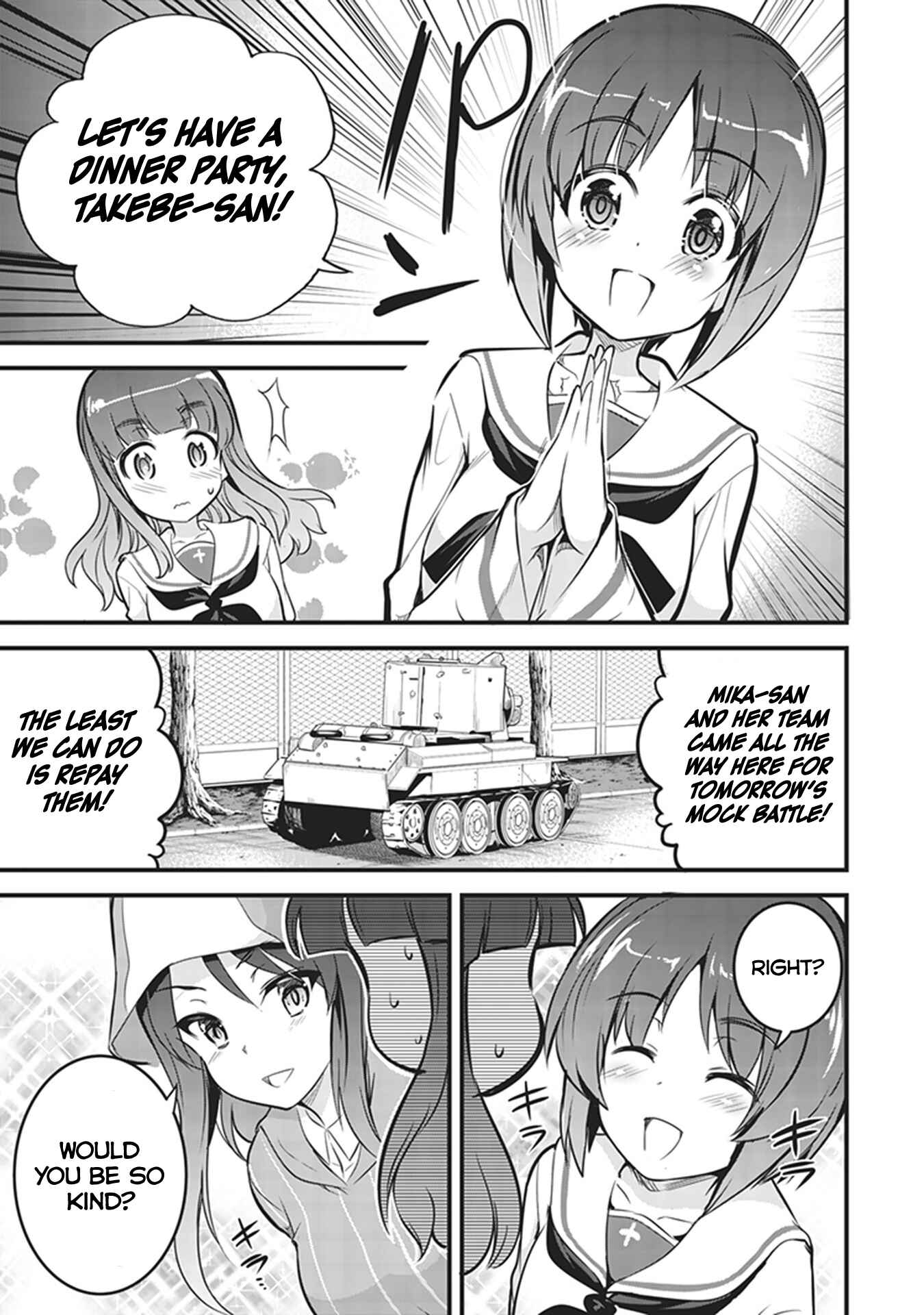 Page 5 Chapter 2 Girls und Panzer das Finale: Keizoku Koukou Harapeko Shokujidou
