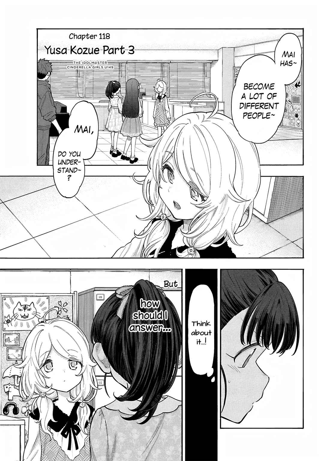 Page 1 Chapter 121 THE iDOLM@STER Cinderella Girls - U149