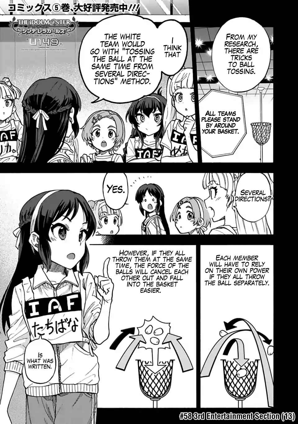 Page 1 Chapter 58 THE iDOLM@STER Cinderella Girls - U149