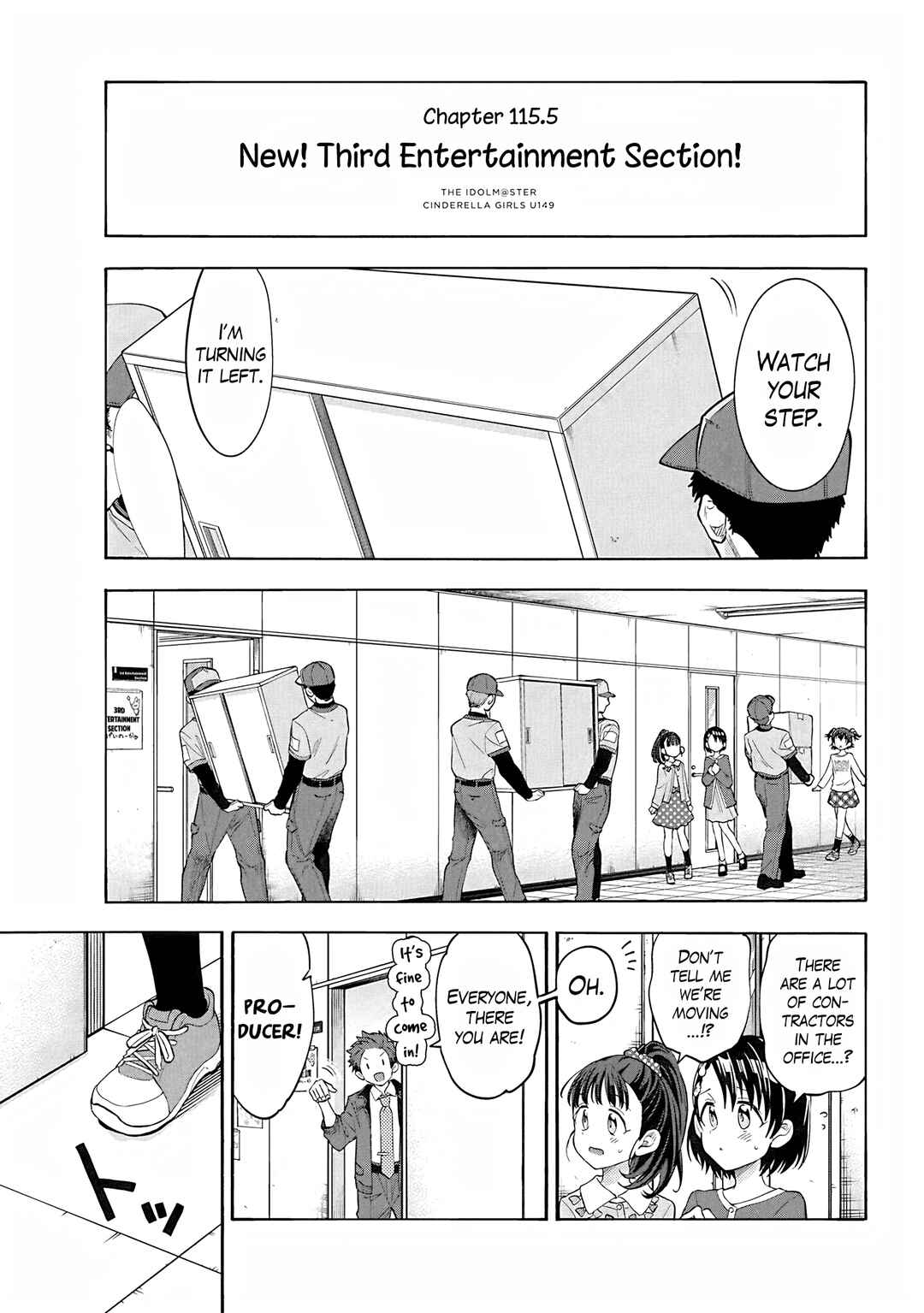Page 1 Chapter 118.5 THE iDOLM@STER Cinderella Girls - U149