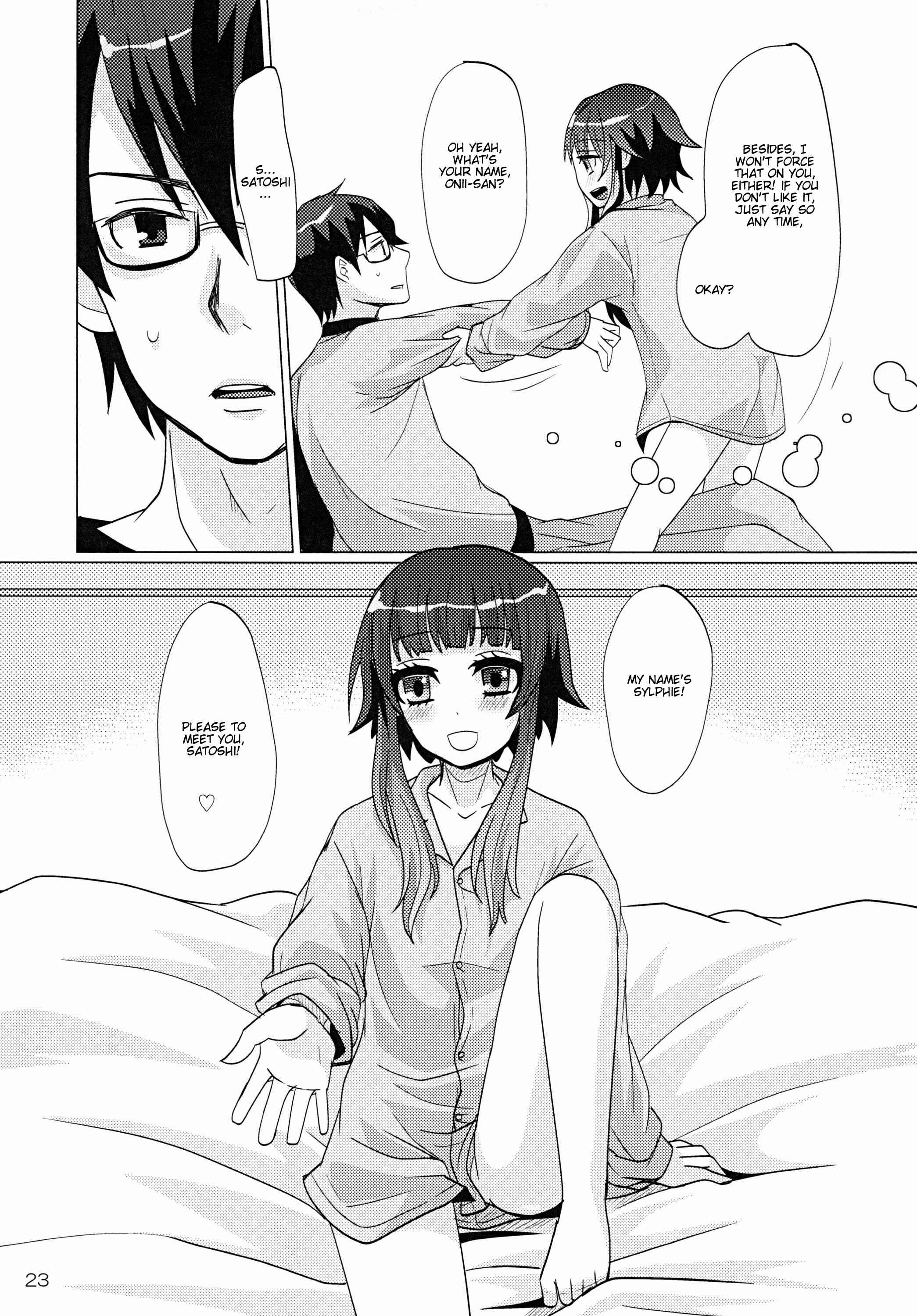 Page 22 Chapter Unknown_d3ba Aruhi Onaka o Sukaseta Shounen Yousei Sylphie o Hirottara