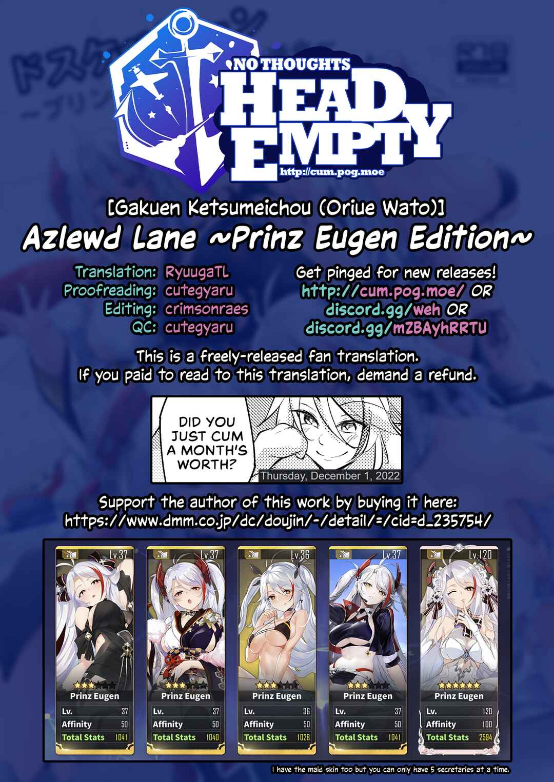 Page 59 Chapter Unknown_f7c2 Azur Lane - Azlewd Lane ~ Prinz Eugen Edition ~