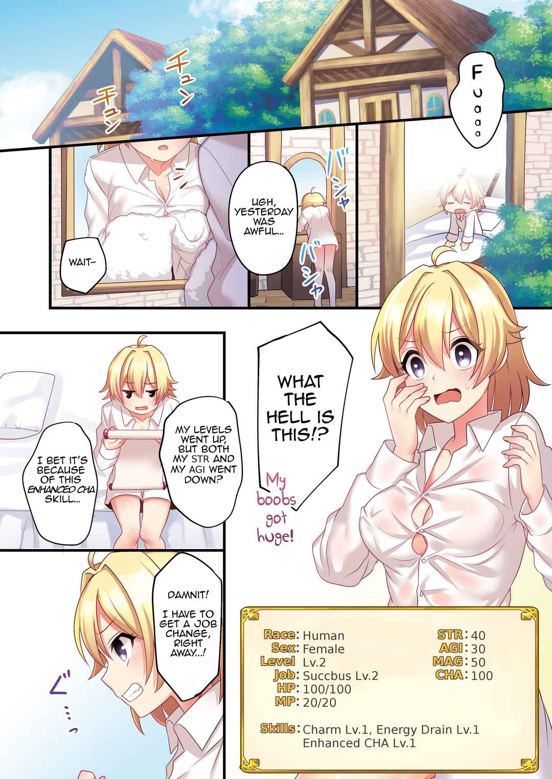 Page 12 Chapter Unknown_686f Succubus ♀ ni Kyousei Tenshoku Saserareta Ore ♂