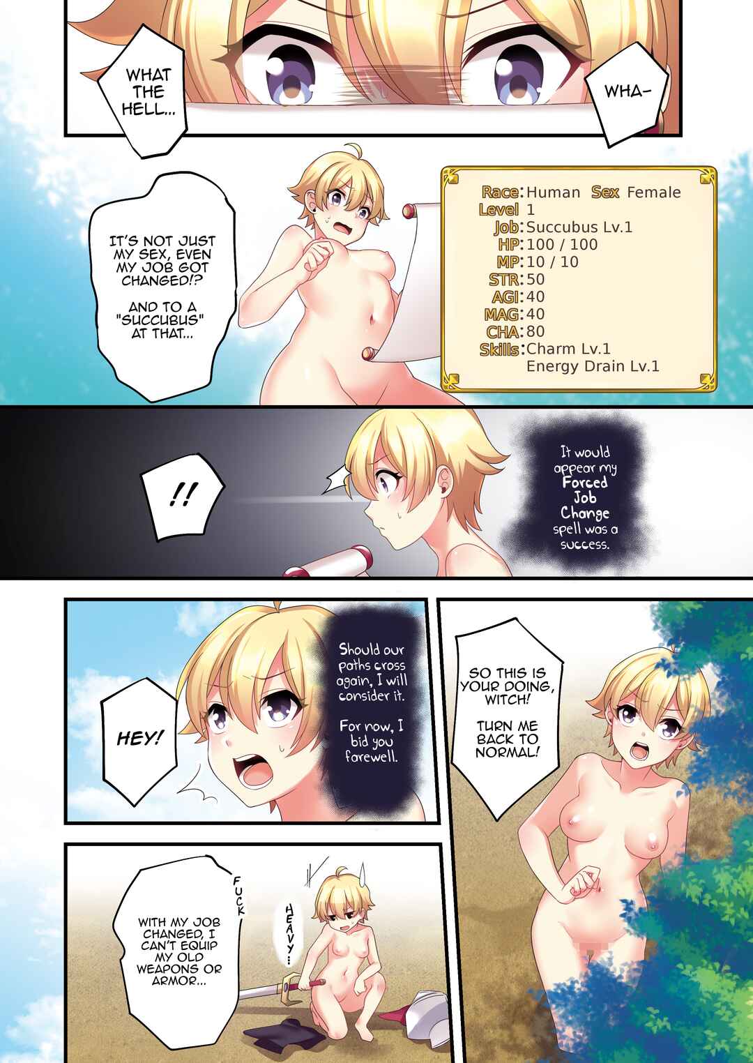 Page 4 Chapter Unknown_686f Succubus ♀ ni Kyousei Tenshoku Saserareta Ore ♂