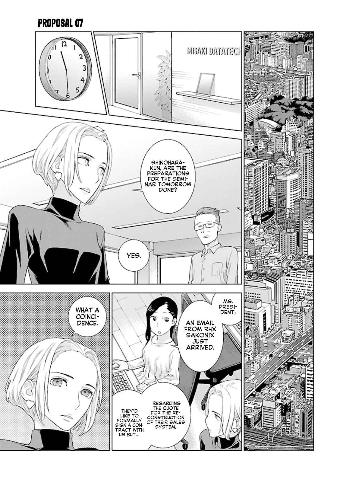 Page 1 Chapter 7 Shachou, Koibito no Furi wo shite Watashi no Chichi ni Atte kudasai
