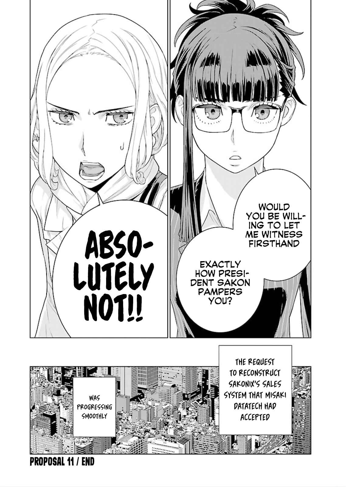 Page 13 Chapter 11 Shachou, Koibito no Furi wo shite Watashi no Chichi ni Atte kudasai