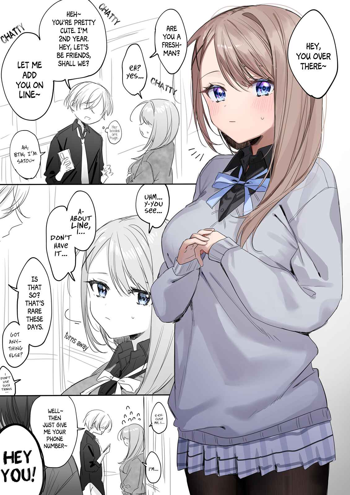 Page 1 Chapter Unknown_42a3 The Guy Who Tried to Pick Up a Girl With a Girlfriend