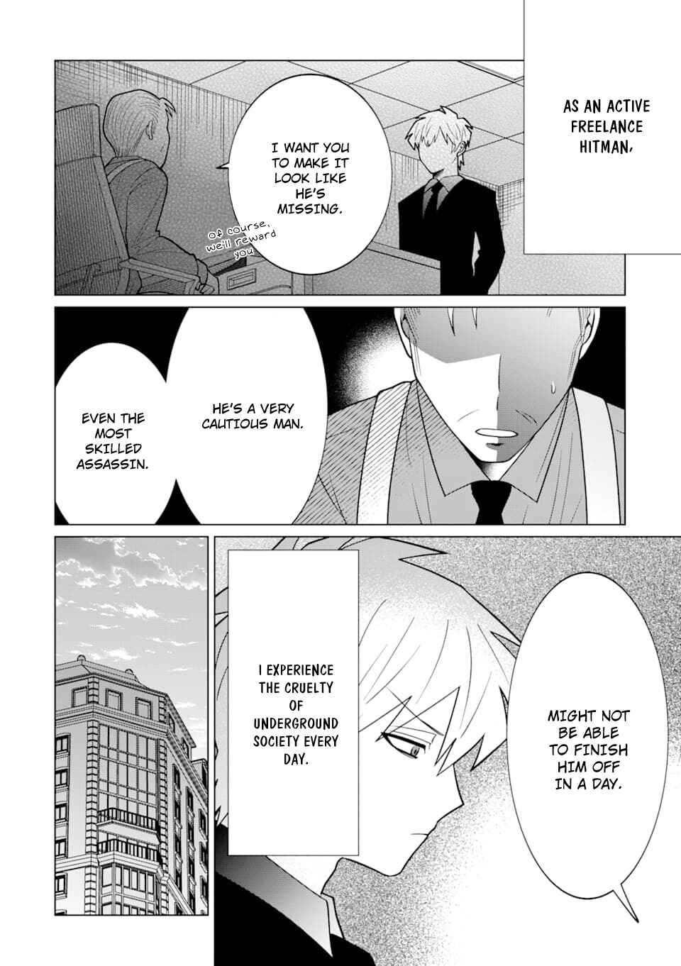 Page 3 Chapter 6 Koroshiya Datte Mimamoritai