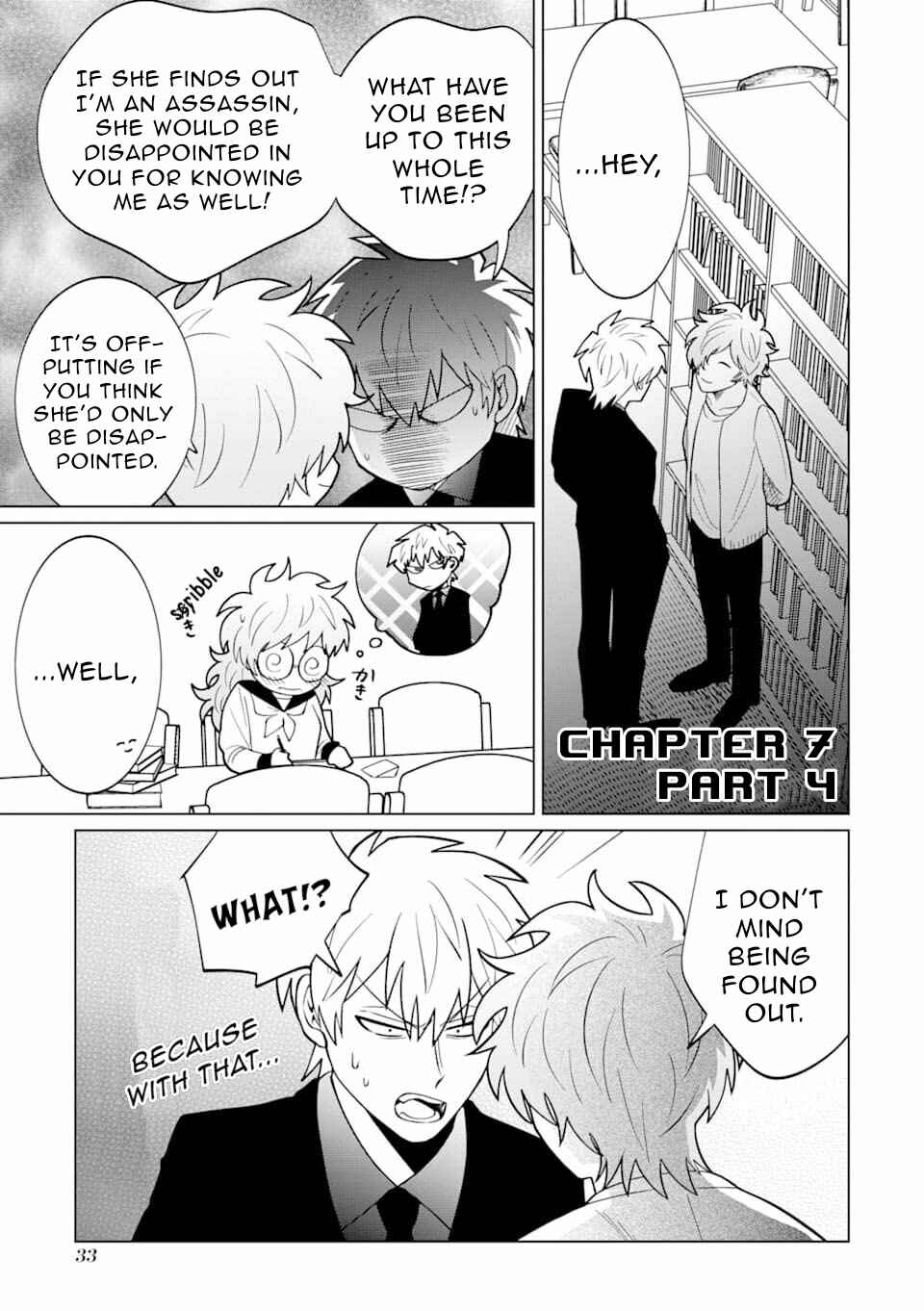 Page 14 Chapter 7 Koroshiya Datte Mimamoritai