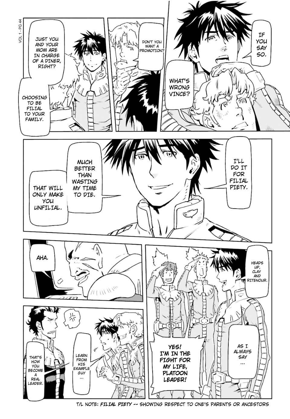 Page 6 Chapter 2 Mobile Suit Gundam Side Story - Missing Link