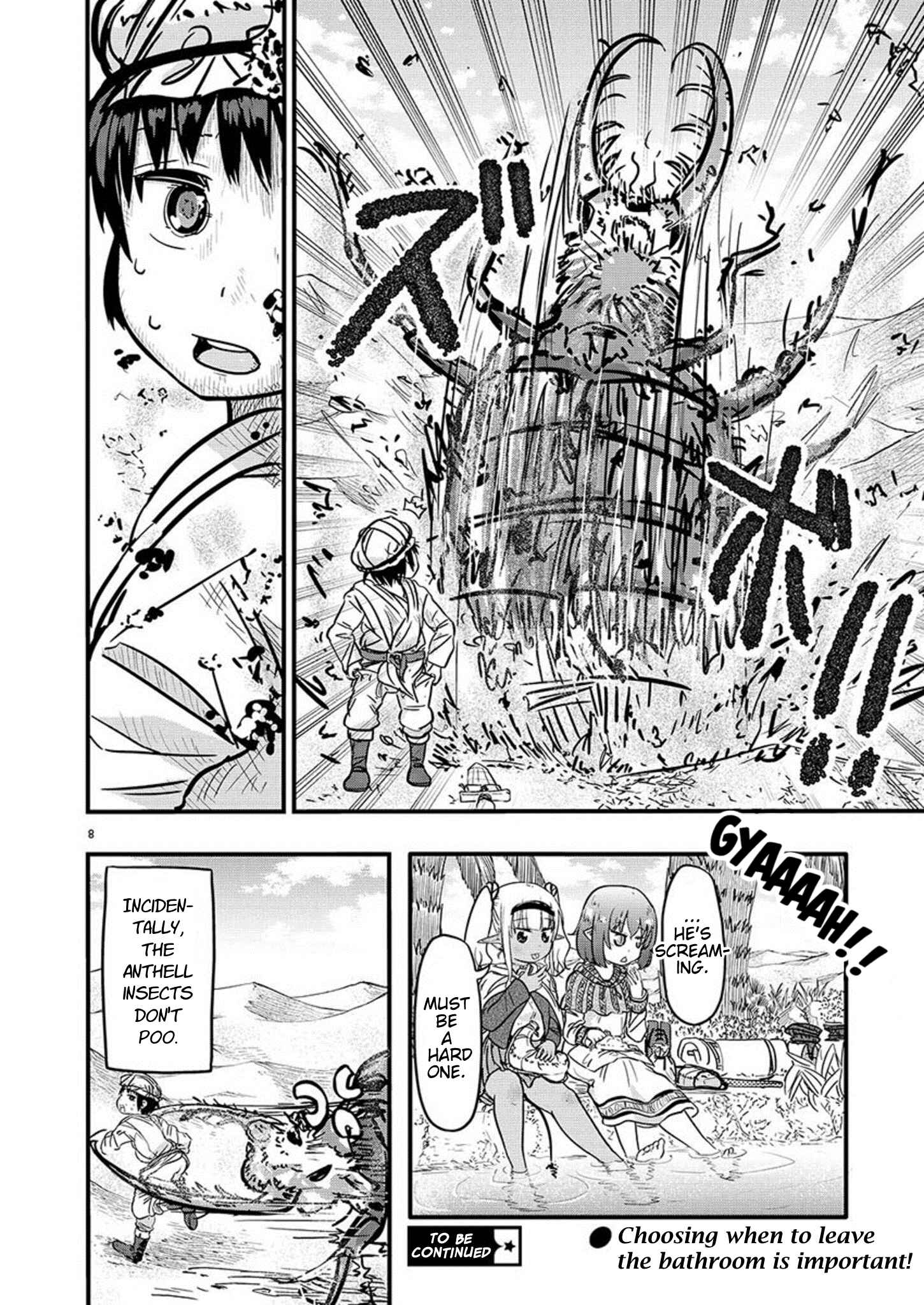 Page 8 Chapter 3 Isekai no Toilet de Dai wo suru.