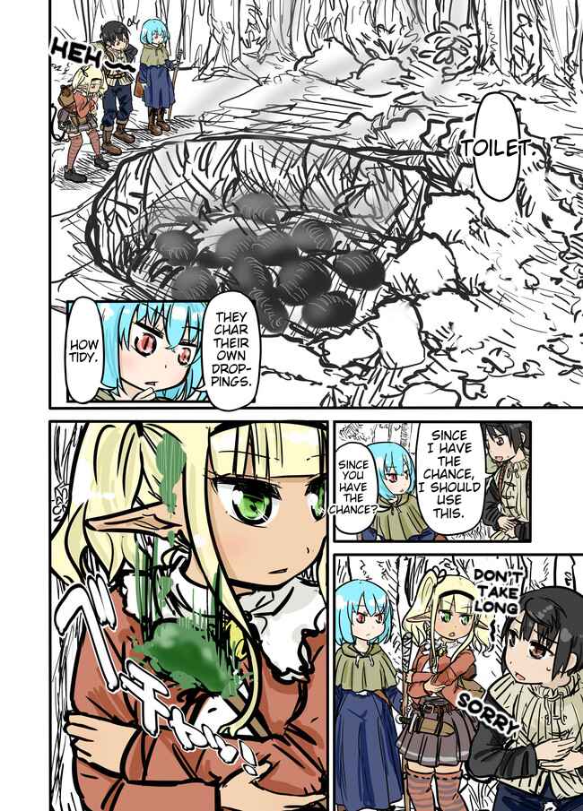 Page 4 Chapter 0.2 Isekai no Toilet de Dai wo suru.