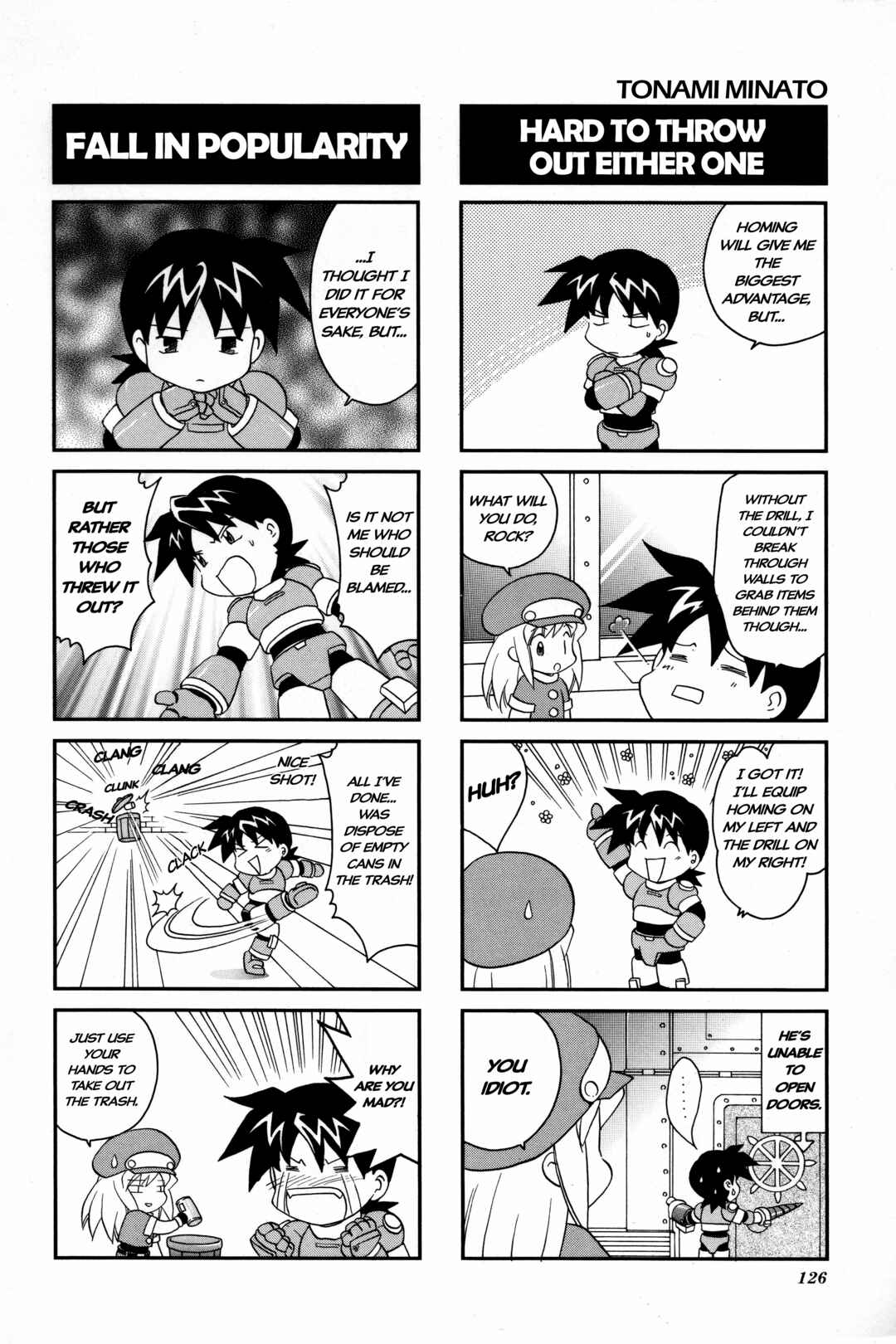 Page 5 Chapter 19 Mega Man Legends 2 4Koma Gag Battle