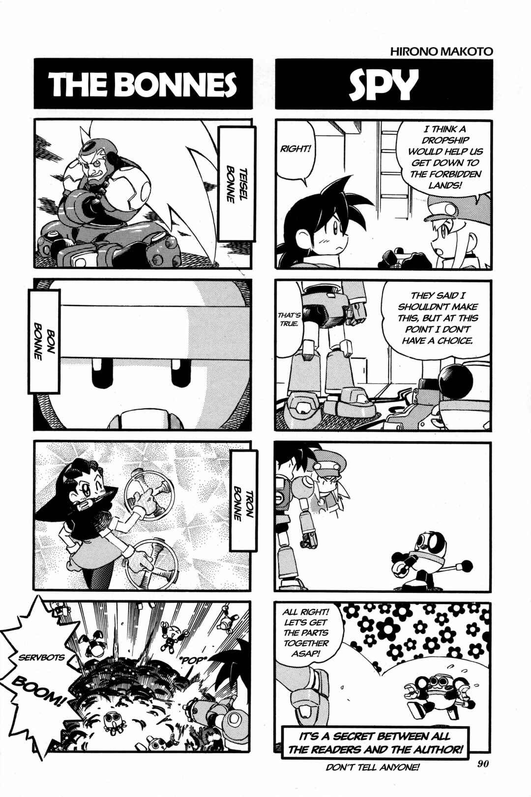 Page 5 Chapter 13 Mega Man Legends 2 4Koma Gag Battle