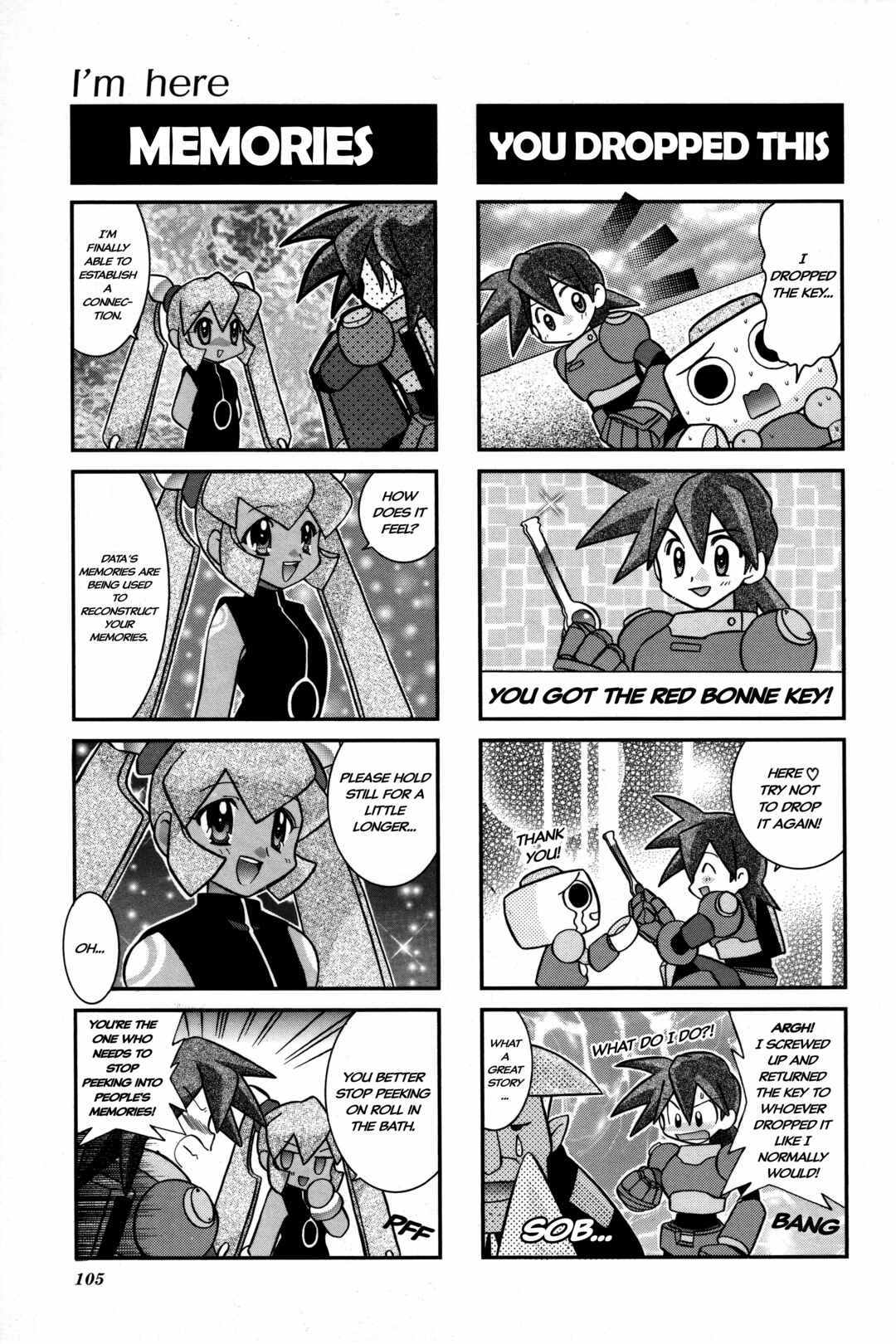 Page 2 Chapter 16 Mega Man Legends 2 4Koma Gag Battle