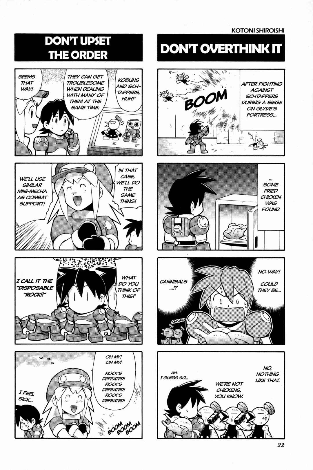 Page 4 Chapter 2 Mega Man Legends 2 4Koma Gag Battle