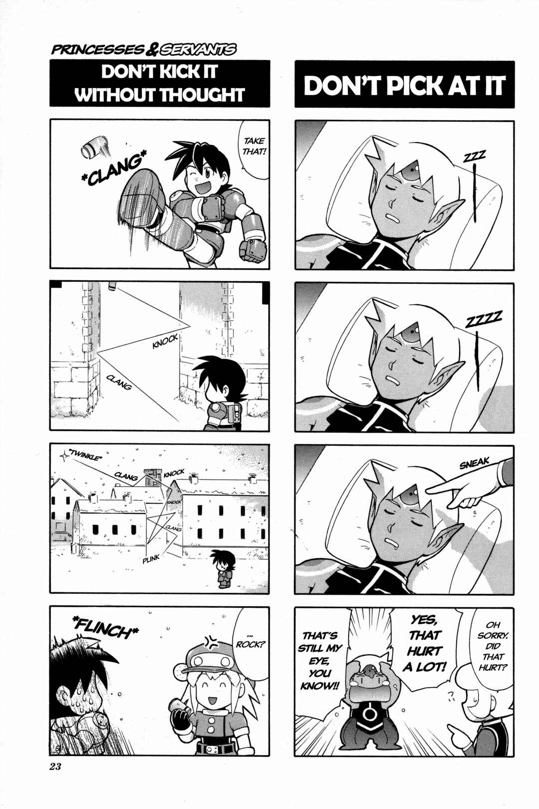 Page 5 Chapter 2 Mega Man Legends 2 4Koma Gag Battle