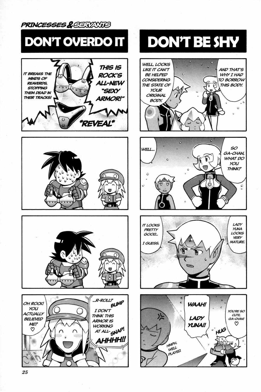 Page 7 Chapter 2 Mega Man Legends 2 4Koma Gag Battle