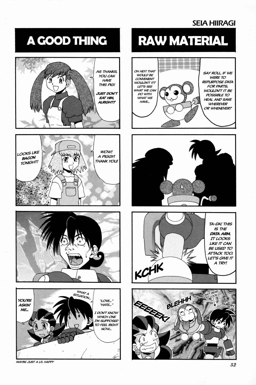 Page 3 Chapter 7 Mega Man Legends 2 4Koma Gag Battle