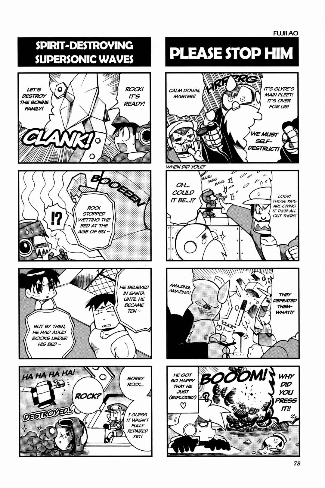 Page 5 Chapter 11 Mega Man Legends 2 4Koma Gag Battle