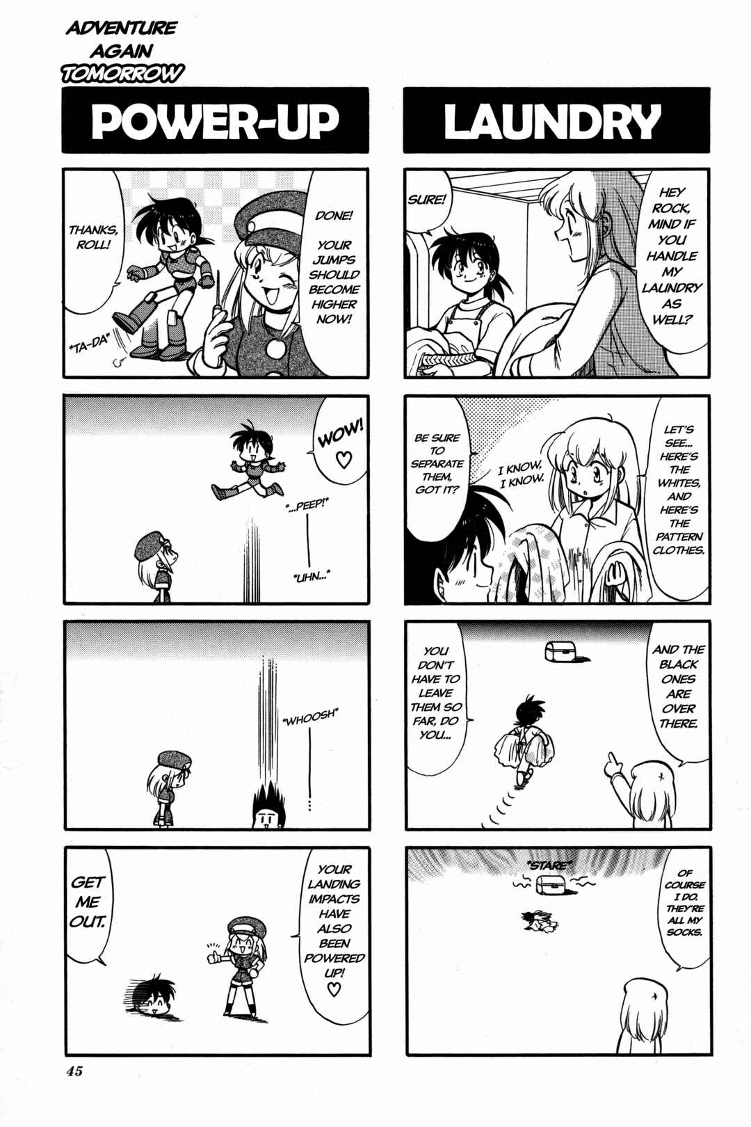 Page 2 Chapter 6 Mega Man Legends 2 4Koma Gag Battle