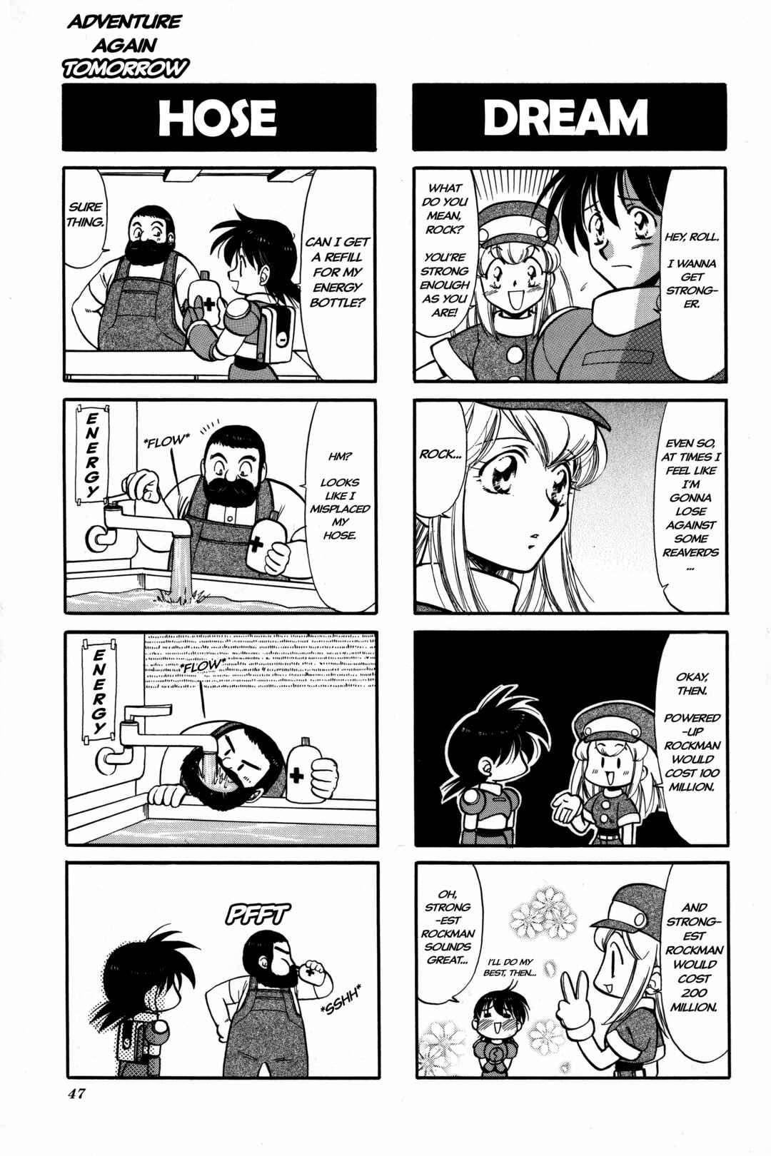 Page 4 Chapter 6 Mega Man Legends 2 4Koma Gag Battle