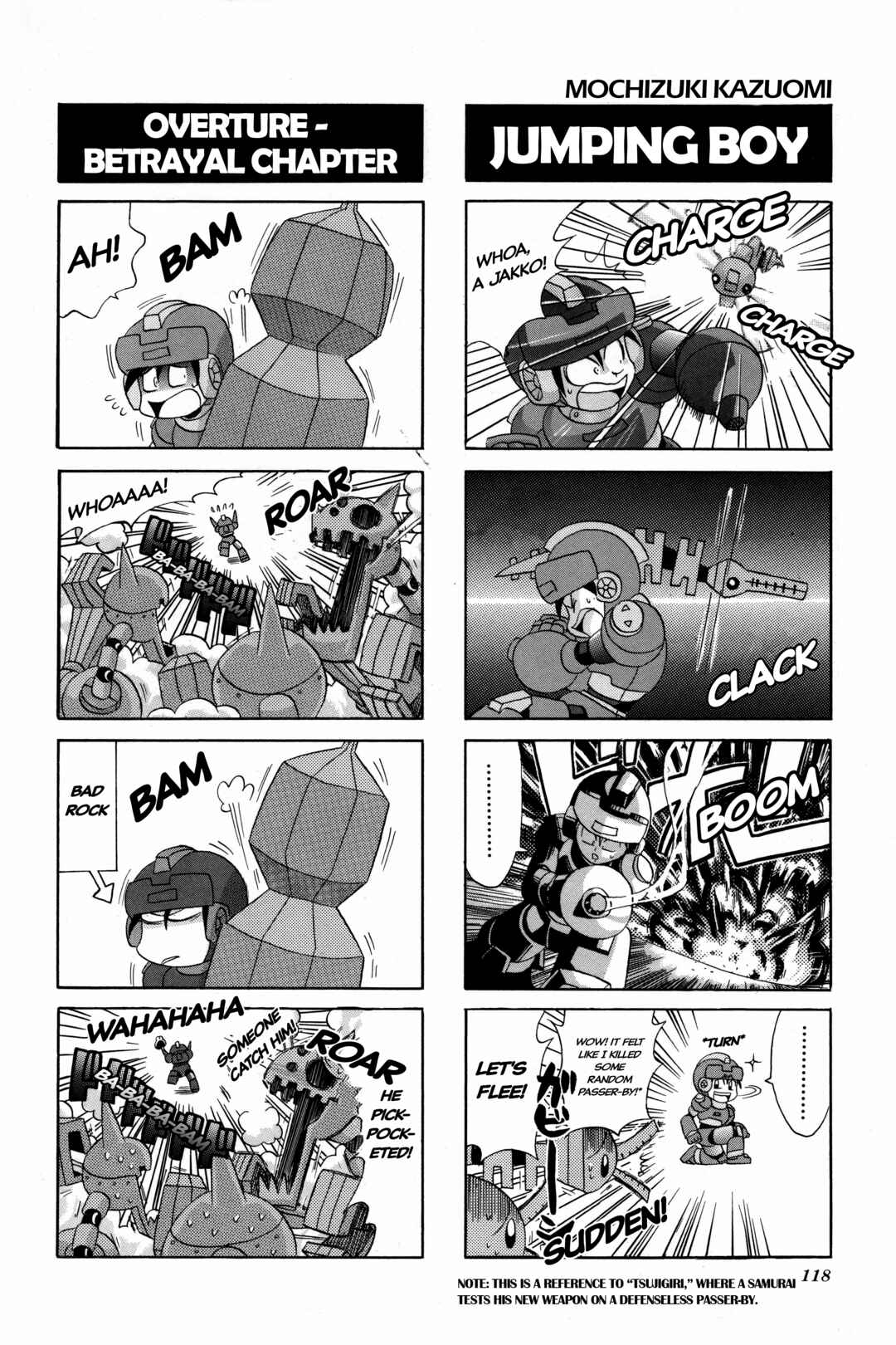 Page 3 Chapter 18 Mega Man Legends 2 4Koma Gag Battle
