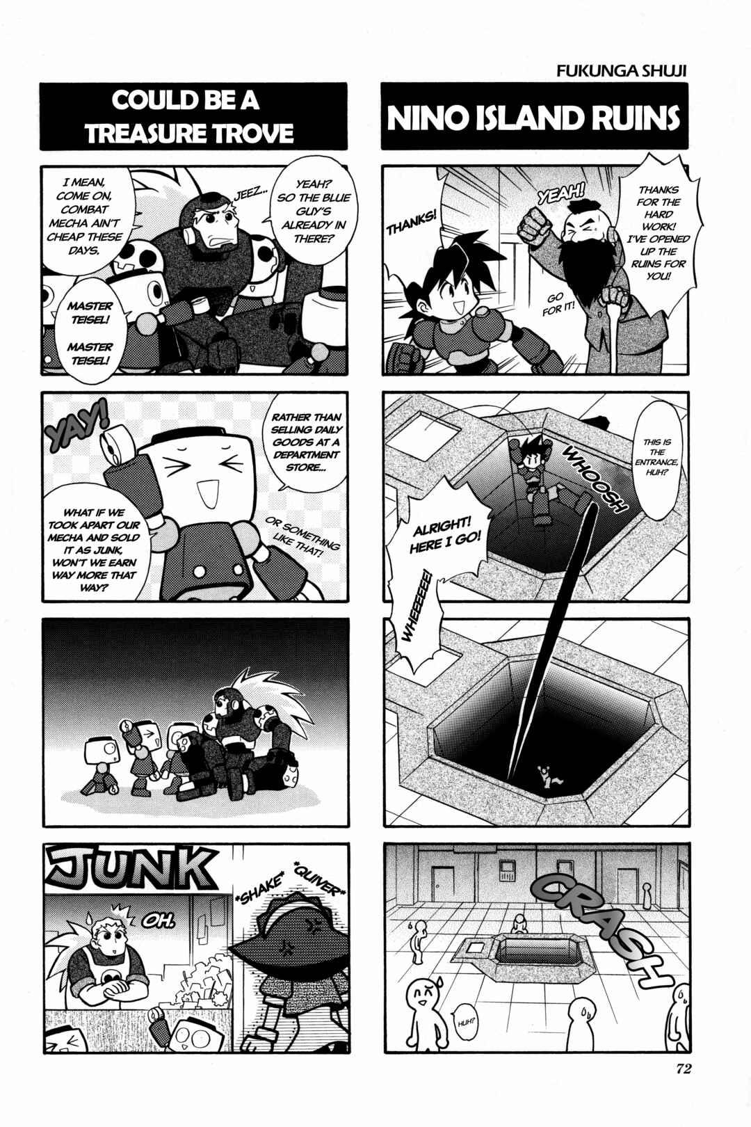 Page 5 Chapter 10 Mega Man Legends 2 4Koma Gag Battle