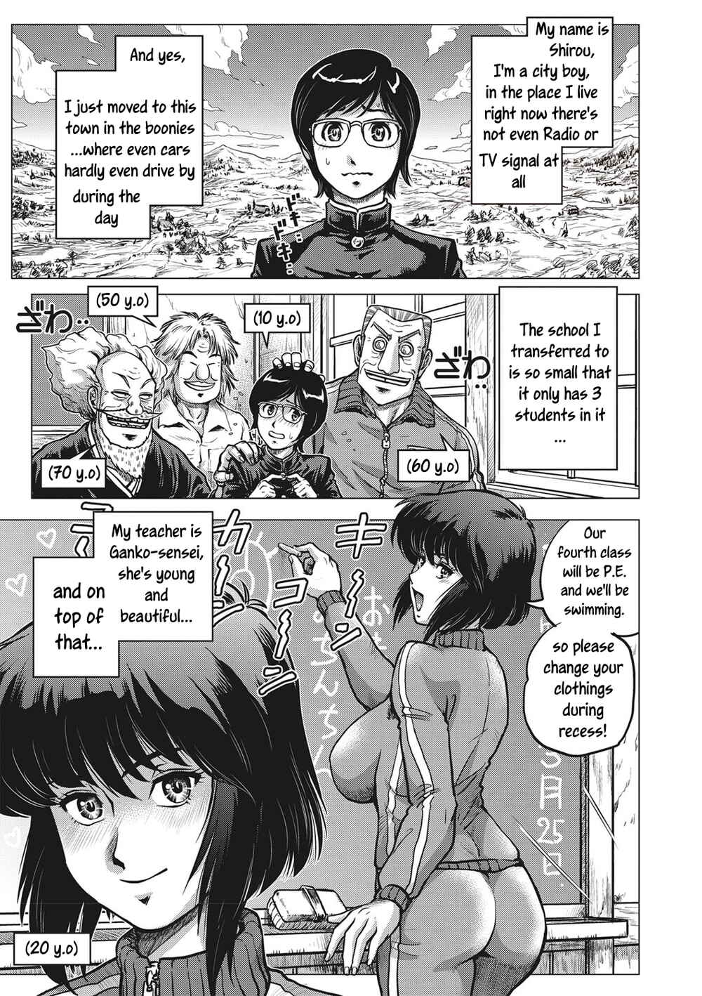Page 1 Chapter 2 Paradise Gakuin - Yarisugi Seikatsu Shidou