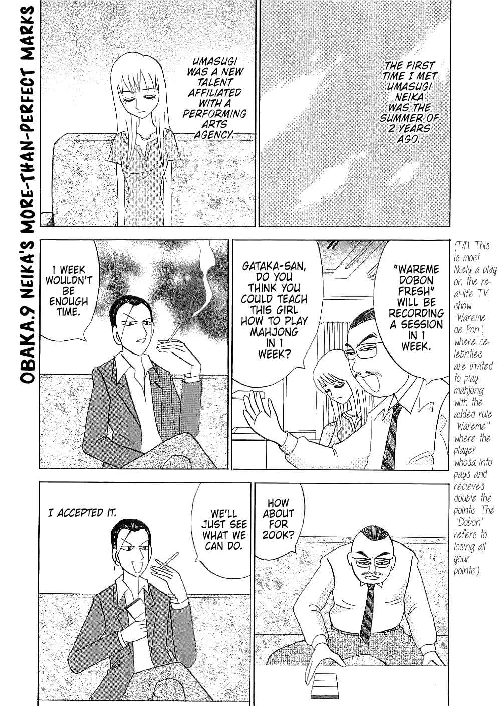 Page 1 Chapter 9 Mahjong Diva, Miiko the Big Dummy